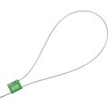 Cambridge Security Seals Global Industrial„¢ Metal Cable Seal, 1/16"x24"L, Green, 50/Pack CBL20911